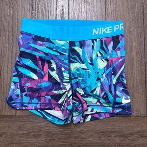 NIKE PRO COOL Women 3.0" COMPRESSION Shorts- Multi-color/Printed